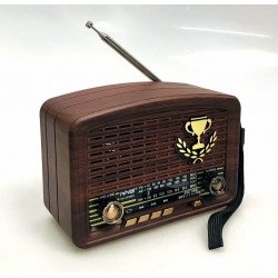 Retro Classic Bluetooth Speaker with AM/FM Radio and Multi-Function Design NS3359BT for Universal Cell Phone And Bluetooth Device (Dark Brown) Retro Classic Bluetooth Speaker with AM/FM Radio and Multi-Function Design NS3359BT for Universal Cell Phone And Bluetooth Device (Dark Brown)