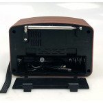 Wholesale Retro Classic Bluetooth Speaker with AM/FM Radio and Multi-Function Design NS3359BT for Universal Cell Phone And Bluetooth Device (Light Brown)