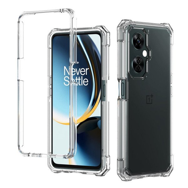 Wholesale Preimum Dual Layer Strong Tuff Hybrid Case for OnePlus Nord N30 5G (Clear)