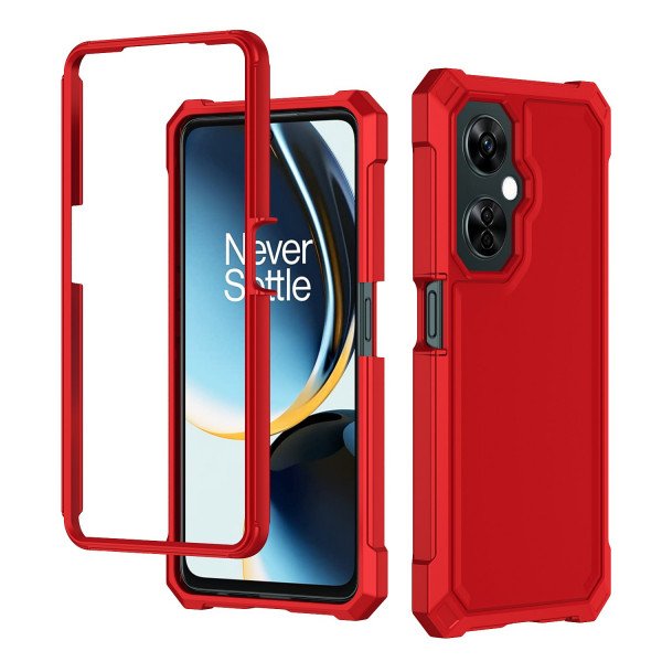 Wholesale Preimum Dual Layer Strong Tuff Hybrid Case for OnePlus Nord N30 5G (Red)