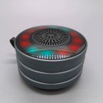Wholesale Universal Portable Bluetooth Speaker with RGB Lights - Mini Round Shape Design for Wireless Music Streaming OP-18 for Universal Cell Phone And Bluetooth Device (Green)