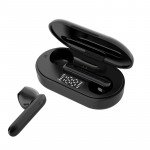 Wholesale Power Sports TWS Bluetooth Wireless Headset Earbuds Earphone With Battery Display for Universal Cell Phone And Bluetooth Device P25 (Black)