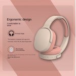 Wholesale Fashion Style Bluetooth Wireless Foldable Headphone Headset with Soft Cushion Earcup, Built in Mic, and FM Radio P2961 for Universal Cell Phone And Bluetooth Device (Beige)