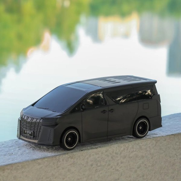 Wholesale Solar-Powered Mini Van Bluetooth Speaker - Portable Wireless Sound System for Outdoor Activities P339 for Universal Cell Phone And Bluetooth Device (Black)