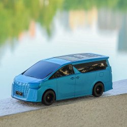 Solar-Powered Mini Van Bluetooth Speaker - Portable Wireless Sound System for Outdoor Activities P339 for Universal Cell Phone And Bluetooth Device (Blue)