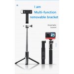 Wholesale LED Light Selfie Stick Tripod, Extendable Selfie Stick with Detachable Wireless Remote and Tripod Stand Selfie Stick for Universal Phone for Universal Cell Phone And Bluetooth Device (Black)