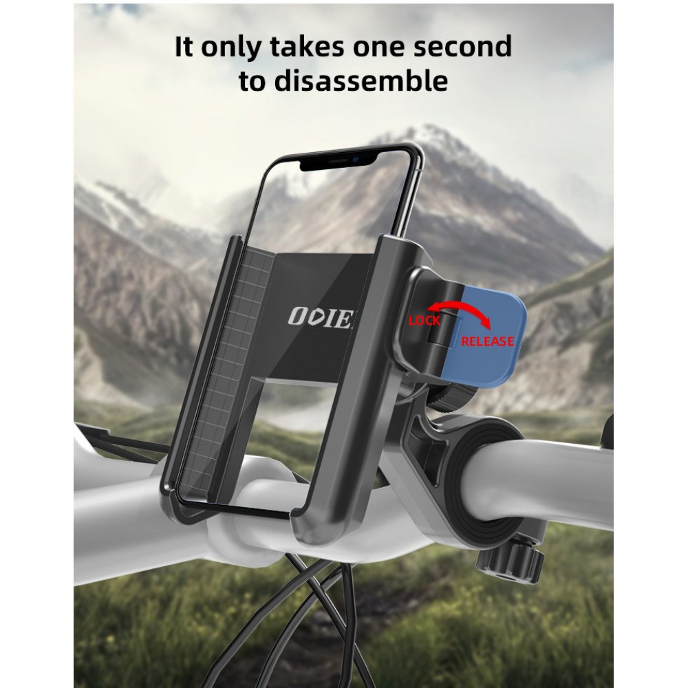 Mobile grip holder for bike clearance