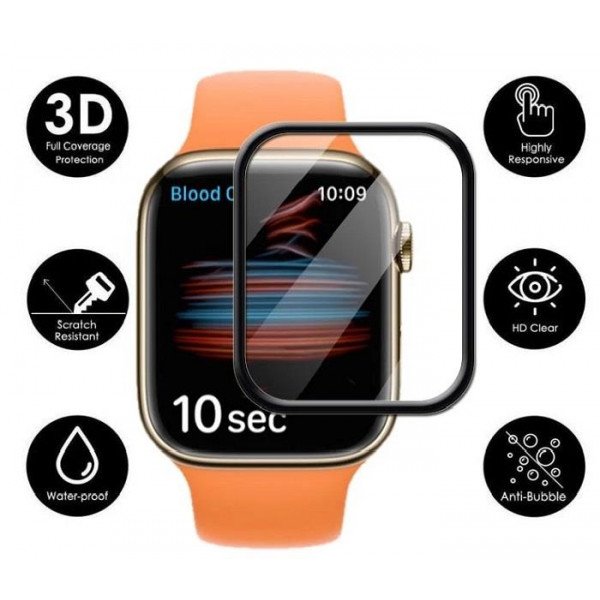 Wholesale Premium Protection PMMA Screen Protector with Easy Installation Kit for Apple Watch Series 9/8/7 [41MM] (Clear)