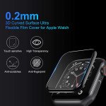 Wholesale Premium Protection PMMA Screen Protector with Easy Installation Kit for Apple Watch Series 8/7 [45MM] (Clear)