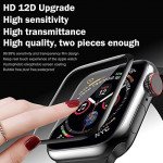 Wholesale Premium Protection PMMA Screen Protector with Easy Installation Kit for Apple Watch Series 6/5/4/SE [40MM] (Clear)
