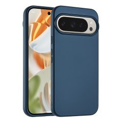 Glossy Shockproof Hard Phone Case Strong Anti-Scratch Protection for Google Pixel 10 Pro XL (Blue)