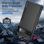 Wholesale Heavy Duty Strong Armor Hybrid Trailblazer Case Cover for Google Pixel 7a (Navy Blue)