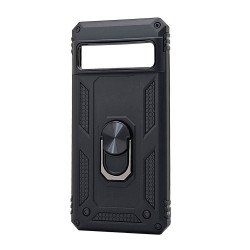 Tech Armor Ring Stand Grip Case with Metal Plate for Google Pixel 8 (Black) Tech Armor Ring Stand Grip Case with Metal Plate for Google Pixel 8 (Black)