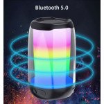 Wholesale Wireless Portable Bluetooth Speaker With LED Lights PULSE4 MINI for Universal Cell Phone And Bluetooth Device (Black)
