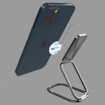 Wholesale Foldable Phone Ring Kickstand 360 Rotation Metal Back Grip Phone Holder for Magnetic Car Mount for Universal Cell Phones (Black)