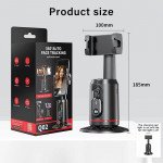 Wholesale 360° Rotating Auto Face and Body Smart Tracking Tripod Camera Mount with Remote Control and Built-in Camera (No app required) for Universal Cell Phones (Black)