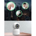 Wholesale Smart IP Camera 1080P HD Infrared Night Vision AI Motion Detection 360 Panoramic Home Security Camera Monitor Q11 for Home, Office, Indoor, Outdoor Secuity (White)