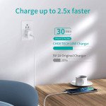 Wholesale USB C / Type C House Wall Charger 20W PD QC Fast Power Delivery Adapter for Universal Cell Phones (White)