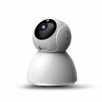 Wholesale HD 1080P Smart IP Camera Infrared Night Vision AI Motion Detection 360 Panoramic Home Security Camera Monitor Q8 for Home, Office, Indoor, Outdoor Secuity (White)