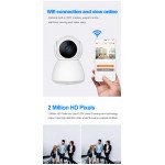 Wholesale HD 1080P Smart IP Camera Infrared Night Vision AI Motion Detection 360 Panoramic Home Security Camera Monitor Q8 for Home, Office, Indoor, Outdoor Secuity (White)