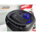 Wholesale RGB Color Light Karaoke Bluetooth Speaker - Wireless Portable Sound System with Multi-function Features QS3635 for Universal Cell Phone And Bluetooth Device (Black)