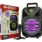Wholesale Boombox Speaker: Big, Rechargeable, with Integrated Microphone QS4002 for Universal Cell Phone And Bluetooth Device (Black)