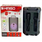 Wholesale Good Quality Portable Speaker – Stereo Loudspeaker with Unique LED Light QS840 for Universal Cell Phone And Bluetooth Device (Black)