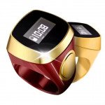 Wholesale Universal Portable Wireless Bluetooth Tasbih Zikr Ring with Prayer Reminder and Mecca Compass R100 for Universal Cell Phone And Bluetooth Device (Black)