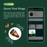 Wholesale Universal Portable Wireless Bluetooth Tasbih Zikr Ring with Prayer Reminder and Mecca Compass R100 for Universal Cell Phone And Bluetooth Device (Black)