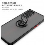 Wholesale Tuff Slim Armor Hybrid Ring Stand Case for T-Mobile Revvl V+ 5G (Black)