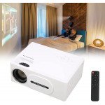 Wholesale WIFI 1080P Mini Projector Full HD Multimedia Home Theater Movie Projector with Speaker, Support HDMI, AV, Micro SD, USB C for Universal Cell Phone, Device and More (White)