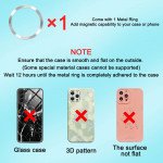 Wholesale Magnetic MagSafe Phone Ring Holder 360 Rotation Adjustable Kickstand for Universal Cell Phone (Black)