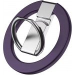 Wholesale Magnetic MagSafe Phone Ring Holder 360 Rotation Adjustable Kickstand for Universal Cell Phone (Purple)