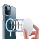 Wholesale Crystal Clear Transparent Slim Magnetic Cover Case Magsafe Compatible for Apple iPhone 13 [6.1] (Clear)