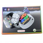 Wholesale Pro Fitness Smart Watch with Heart Rate Monitor GPS Sleep Tracking Step Counter Bluetooth Connectivity and 7 Customizable Bands S10Promax for iOS, Android (Black)