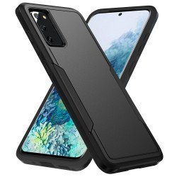 Heavy Duty Strong Armor Hybrid Trailblazer Case Cover for Samsung Galaxy S20 Plus (6.7 inch) (Black) Heavy Duty Strong Armor Hybrid Trailblazer Case Cover for Samsung Galaxy S20 Plus (6.7 inch) (Black)
