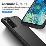 Wholesale Heavy Duty Strong Armor Hybrid Trailblazer Case Cover for Samsung Galaxy S20 Plus (6.7 inch) (Black)