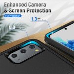 Wholesale Heavy Duty Strong Armor Hybrid Trailblazer Case Cover for Samsung Galaxy S20 Plus (6.7 inch) (Black)