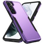 Wholesale Heavy Duty Strong Armor Hybrid Trailblazer Case Cover for Samsung Galaxy S22 Plus (Purple)