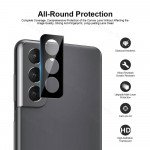 Wholesale Camera Lens HD Tempered Glass Protector for Samsung Galaxy S24 Plus 5G (Black Bezel)