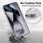 Wholesale Crystal Clear Transparent Slim Magnetic Cover Case Magsafe Compatible for Samsung Galaxy S25 Plus 5G (Clear)