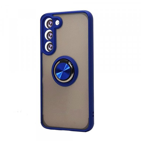 Wholesale Tuff Slim Armor Hybrid Ring Stand Case for Samsung Galaxy S25 5G (Navy Blue)