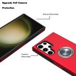 Wholesale Dual Layer Armor Hybrid Stand Ring Case for Samsung Galaxy S25 Ultra 5G (Rose Gold)