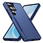 Wholesale Heavy Duty Strong Armor Hybrid Trailblazer Case Cover for Samsung Galaxy S25 Ultra 5G (Navy Blue)