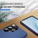 Wholesale Heavy Duty Strong Armor Hybrid Trailblazer Case Cover for Samsung Galaxy S25 Ultra 5G (Navy Blue)