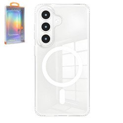 Super Crystal Clear Transparent N52 Magnetic MagSafe Phone Case for Samsung Galaxy S26 Plus (Clear)