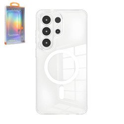 Super Crystal Clear Transparent N52 Magnetic MagSafe Phone Case for Samsung Galaxy S26 Ultra (Clear)