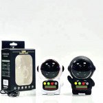 Wholesale Astronaut Figure LED Light Portable Bluetooh Wireless Speaker S280 for Universal Cell Phone And Bluetooth Device (Black)