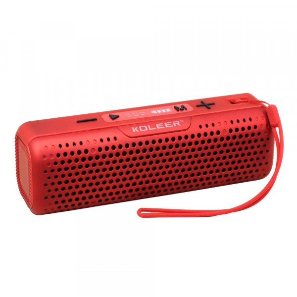 Wholesale Loud Sound Portable Bluetooth Speaker with FM Radio and LCD Display - Universal Compatibility S883 for Universal Cell Phone And Bluetooth Device (Red)