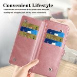 Wholesale Premium PU Leather Folio Wallet Front Cover Case with Card Holder Slots and Wrist Strap for Samsung Galaxy A14 5G (Navy Blue)